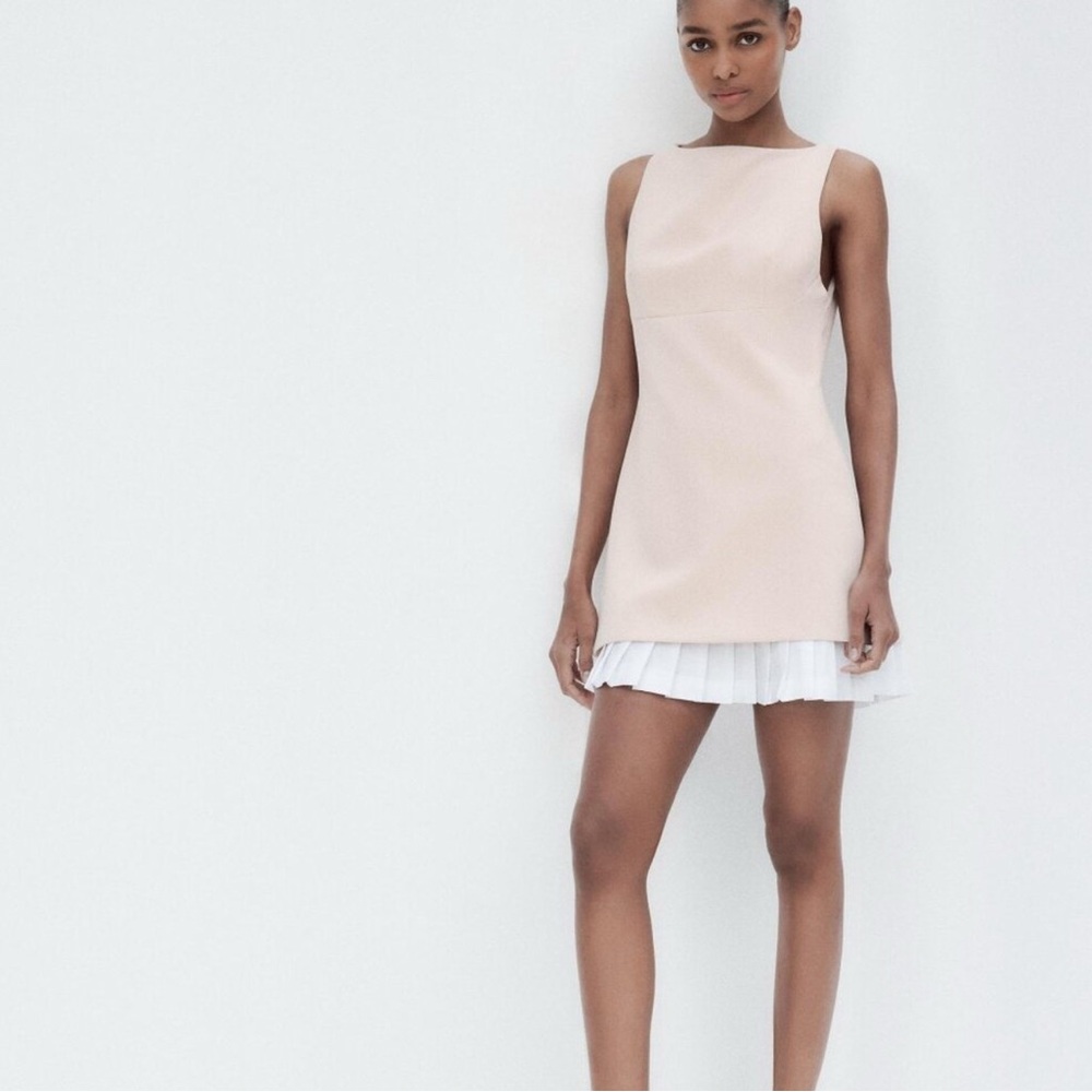Zara Cream Mini Dress